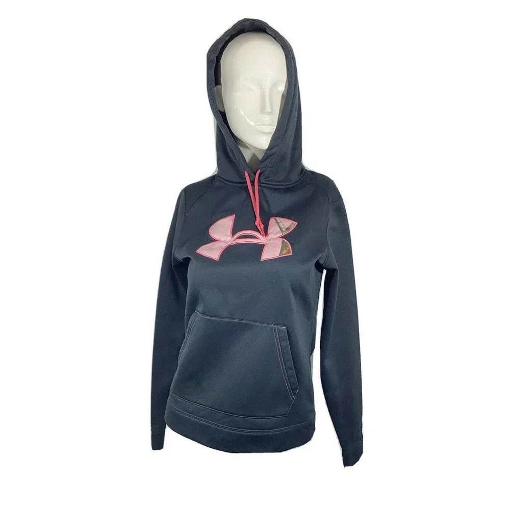 Under Armour Hoodie Semi-Fitted Coldgear Big Camo logo size SM